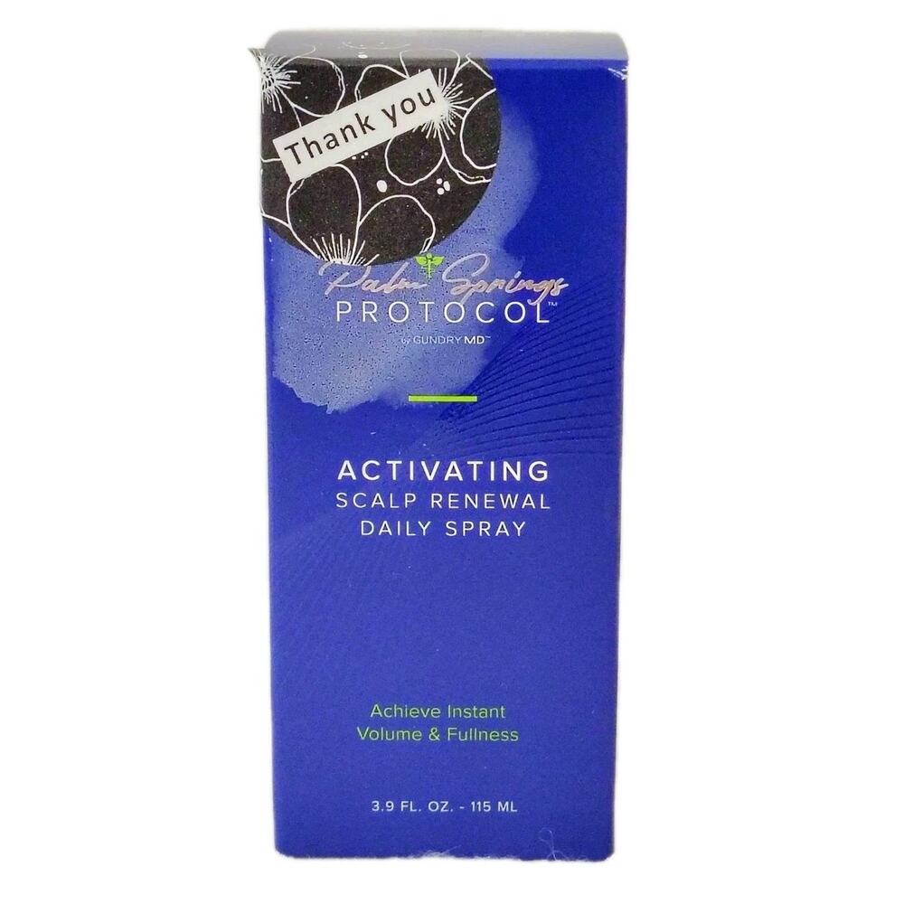 Gundry MD Palm Springs Protocol Activating Scalp Renewal Daily Spray 3.9 oz. NEW